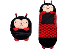 image-Children's Sleeping Bag Cocoon Panda Coral Fleece