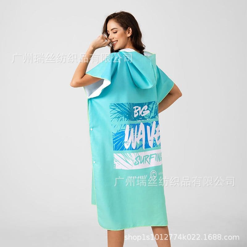 image-Reese Microfiber Beach Changing Robe Pink