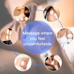 image-Portable USB Foot Massager EMS Machine with Charging Foot Pad