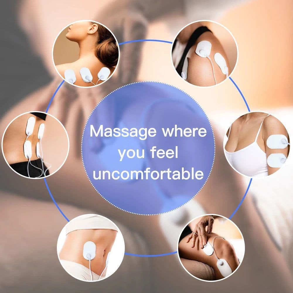 image-Portable USB Foot Massager EMS Machine with Charging Foot Pad