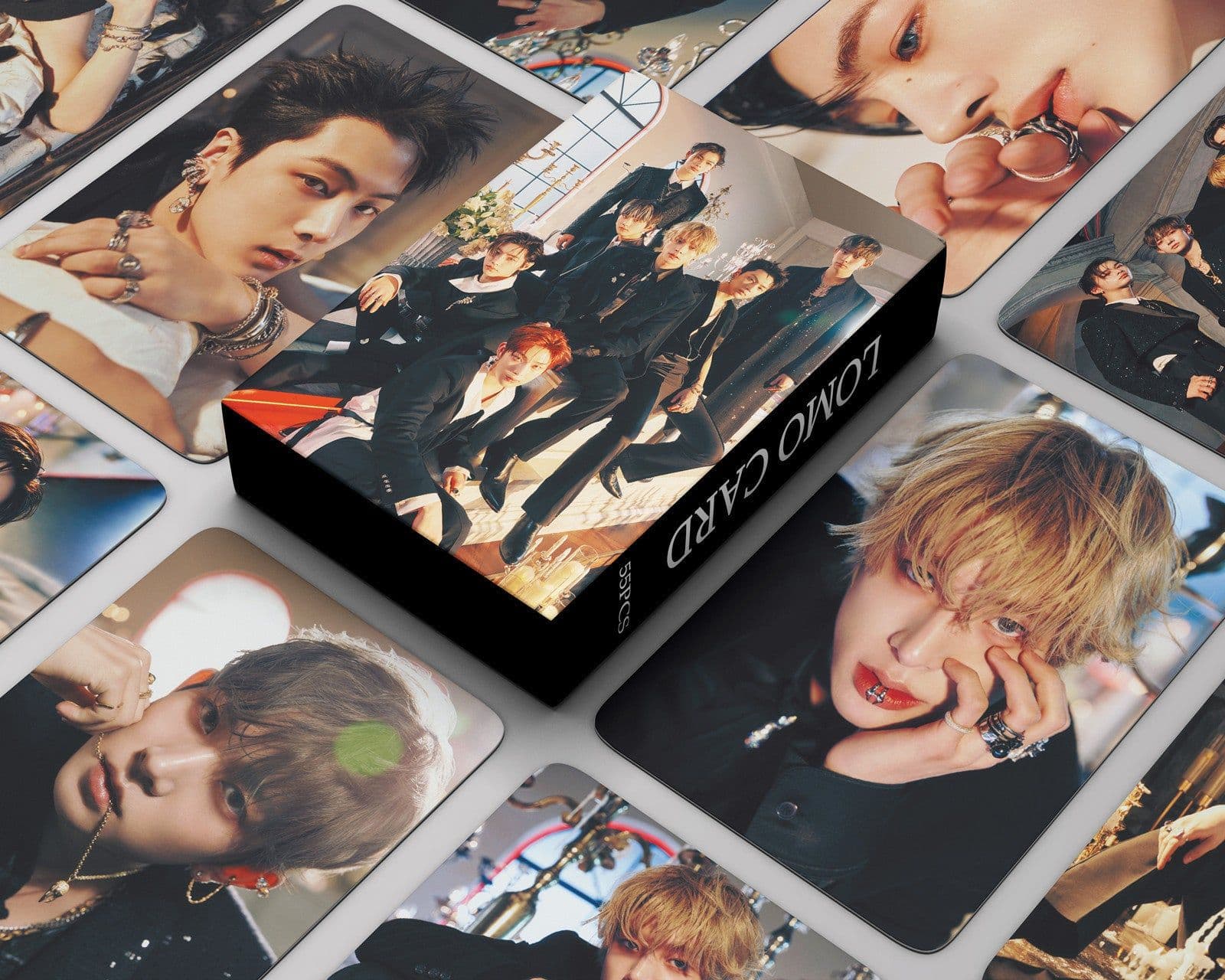 image-In stock 55 E-group photo cards DARK BLOOD cards JAY JUNGWON JAKE