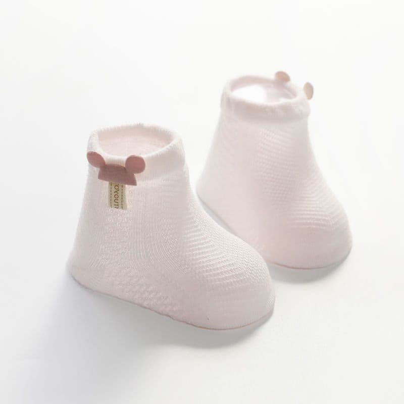 image-Newborn socks baby summer thin section baby boneless super cute cute middle tube socks 0-6 months wholesale baby