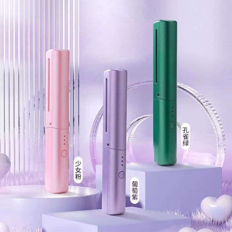 image-Rechargeable Ionic Hair Straightening Comb - Portable