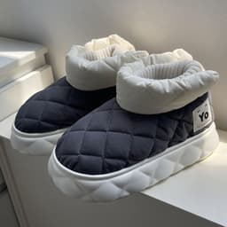 image-Men's High-Top Cotton Winter Snow Boots - Warm Non-Slip Slippers