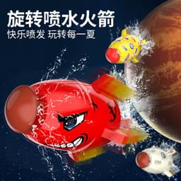 image-Rocket Sprinkler Toy - Water Spray Kids Outdoor Game
