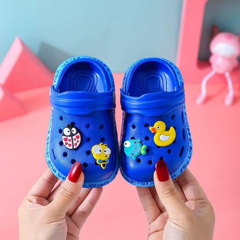 image-Baby Sandals - Grey Cartoon EVA Unisex 4-6Y