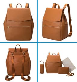image-Factory Direct PU Mother & Baby Backpack - Waterproof & Multifunctional