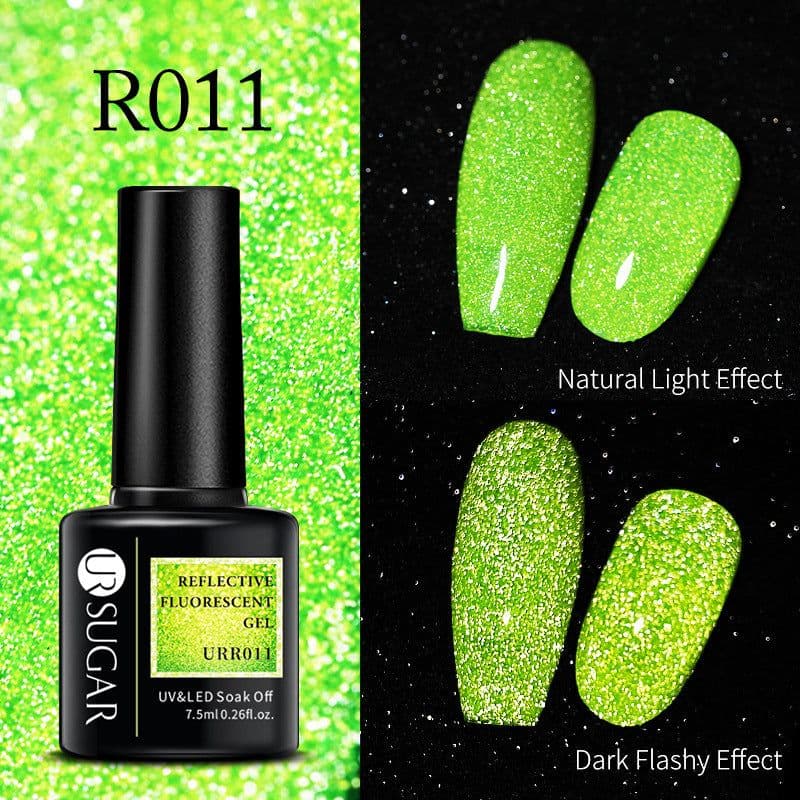 image-Fluorescent Reflective Manicure Gel - UR 2022 Phototherapy Jelly 7.5ml