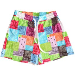 image-Women's Paisley Print Shorts - Casual Beach Pants XXXL