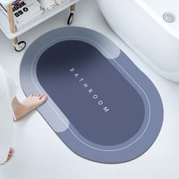 image-Cross-border exclusively for diatom mud soft mats, strong water and moisture absorption mats, toilets, bathrooms, anti-slip mats, quick-drying mats
