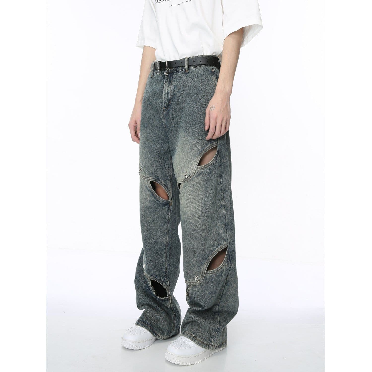 image-MTLCLOTHES Men's Retro Wide-leg Jeans Spring 2024