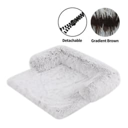 image-Washable Sofa Cushion - Pink XL Pet Dog Kennel Cushion