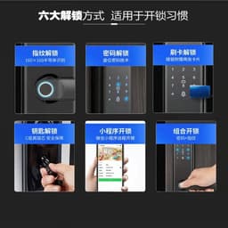 image-Source Factory Smart Home Anti-Theft Lock - High-End Fingerprint & Password