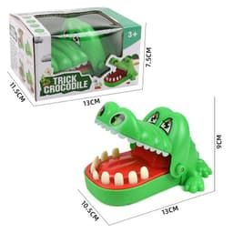 image-Hand biting crocodile icebreaker penguin pirate barrel children's educational two-player tabletop game interactive tricky small toys