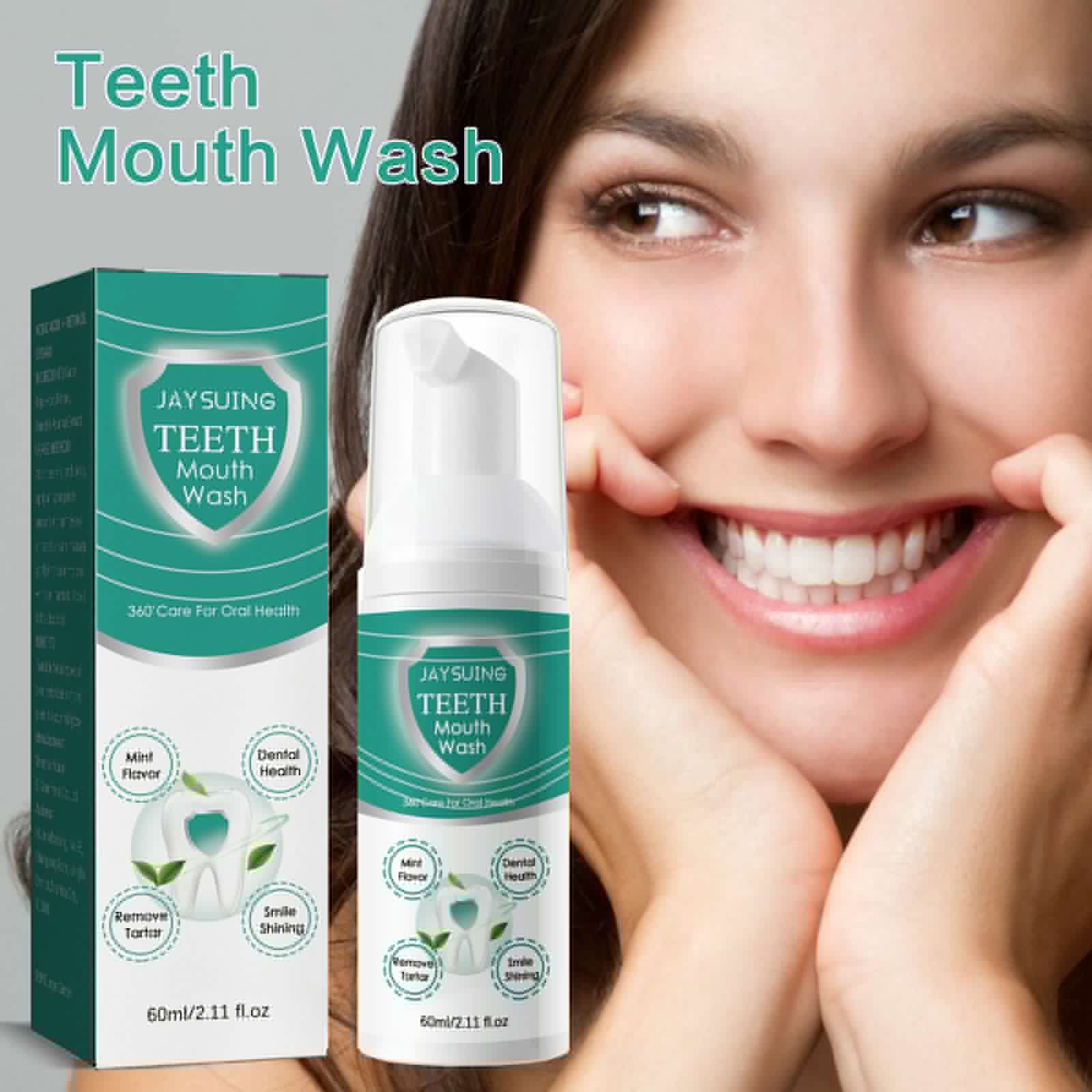image-Jaysuing Foaming Teeth Cleansing Mousse - Deep Clean
