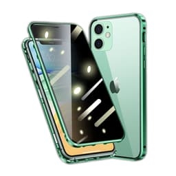 image-Suitable for iPhone14 mobile phone case Magneto Apple HD / anti-peep double-sided glass metal magnetic suction protective cover