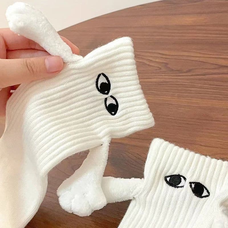 image-Cotton Tube Socks for Women, Funny 3D Design, Unisex, Absorb Sweat, Summer Style