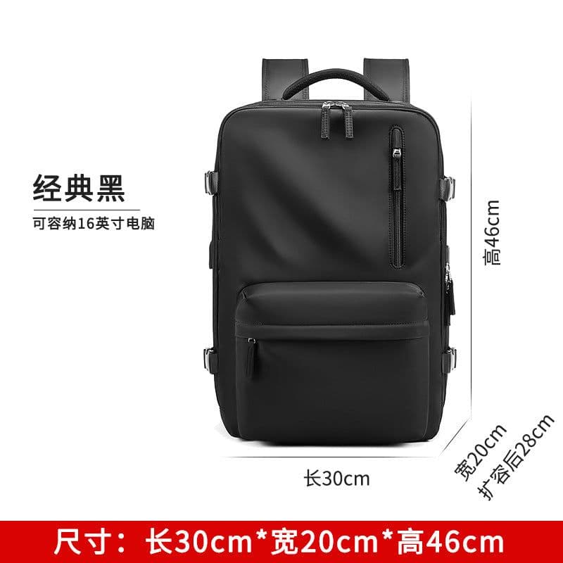 image-School bag boys backpack female college high school student backpack large capacity Korean version simple travel backpack