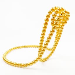 image-Personalized Pearl Necklace Wine Rack - Elegant