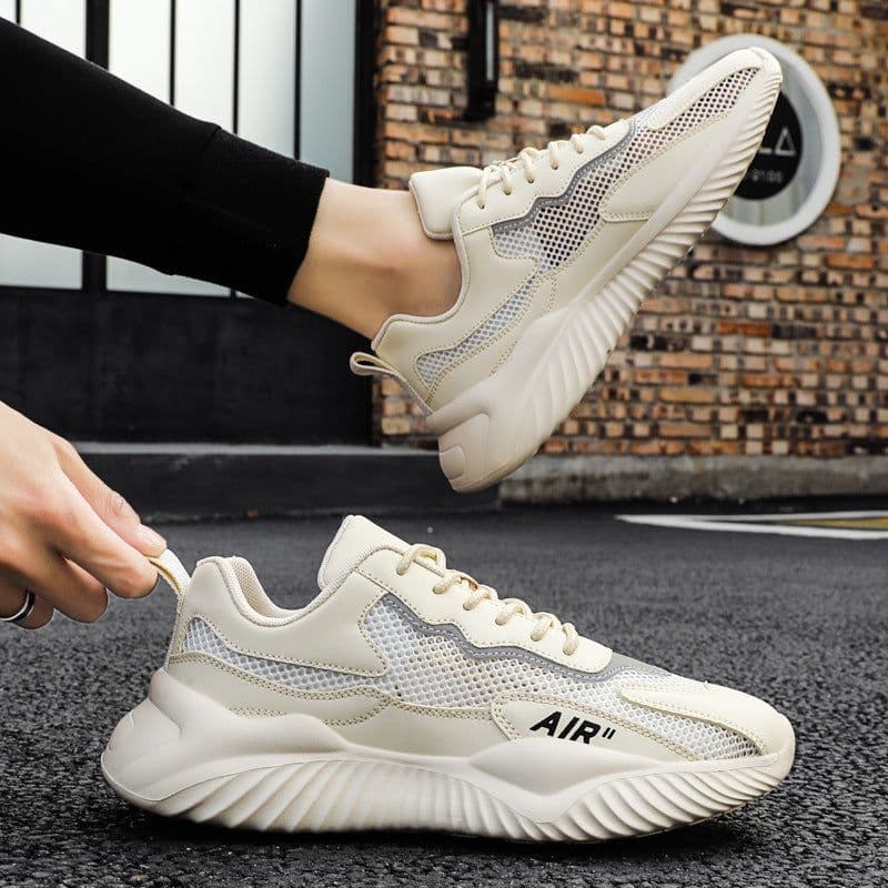 image-Men's Running Shoes - Green Breathable Sports Casual