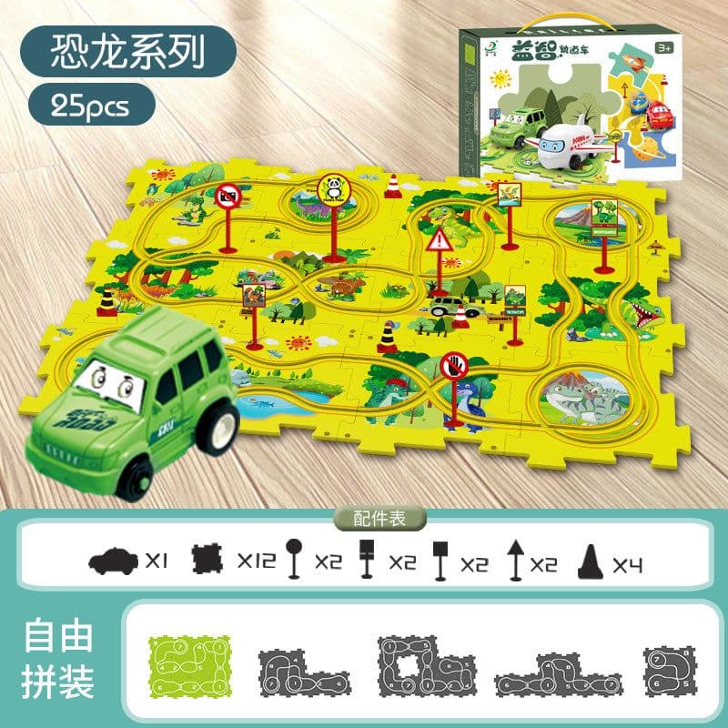 image-Di Paypal Electric Track Puzzle Car Toy