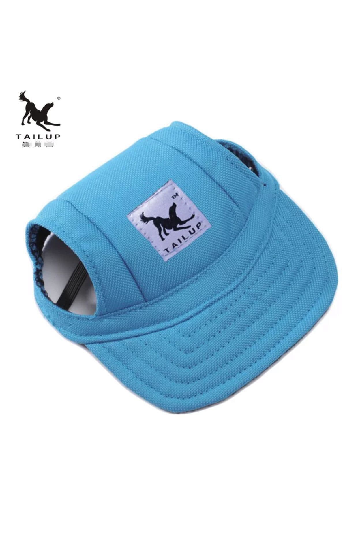 image-Canvas Denim Baseball Cap for Dogs - XL, Sun Visor, Camouflage Beach Hat