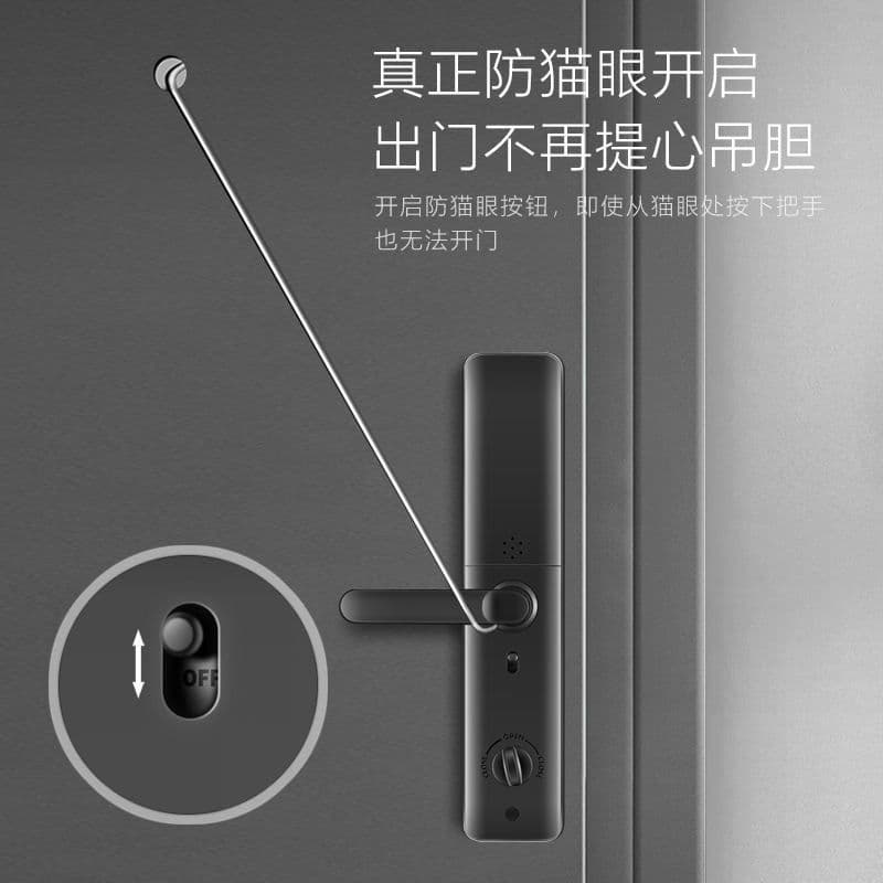 image-Source Factory Smart Home Anti-Theft Lock - High-End Fingerprint & Password