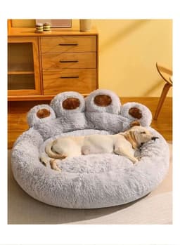 image-Pet Nest, 80cm Cat House, Double Color Powder, Warm for All Seasons
