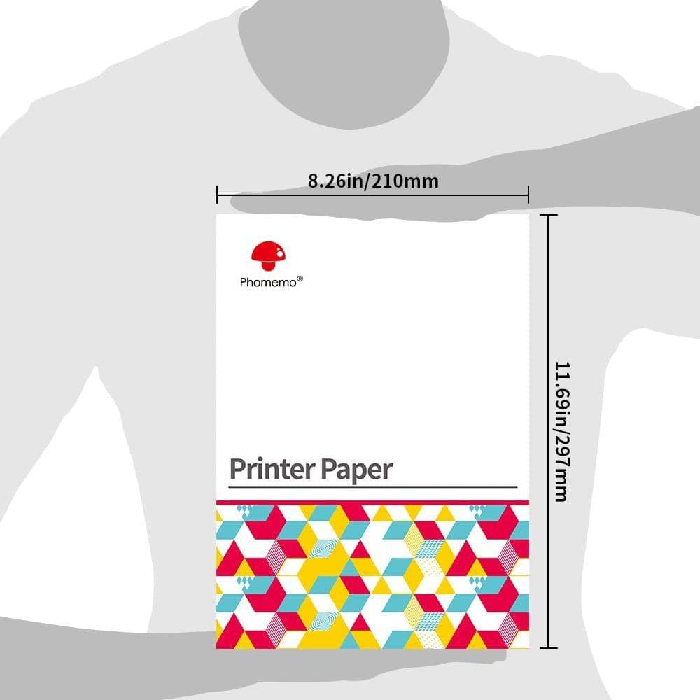 image-Phomemo M08F A4 Thermal Paper 200 Sheets