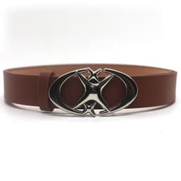 image-Alloy Belt - Double Moon Cross Star Buckle