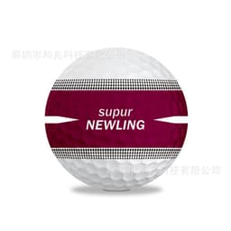image-Golf's new three-layer game ball, 360-degree seamless alignment, putter, high-density end ball, logo printable