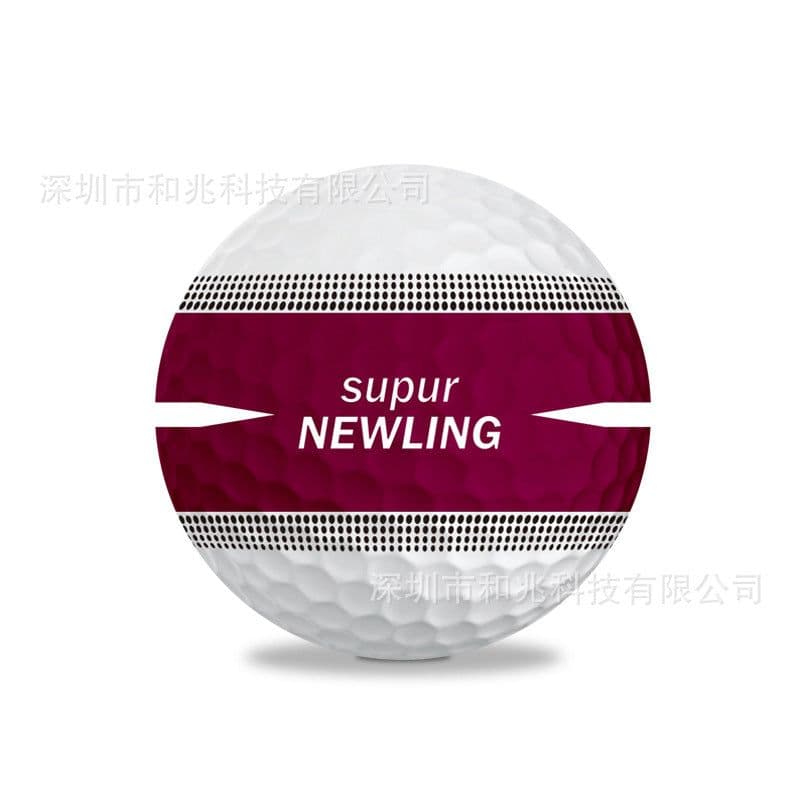 image-Golf's new three-layer game ball, 360-degree seamless alignment, putter, high-density end ball, logo printable