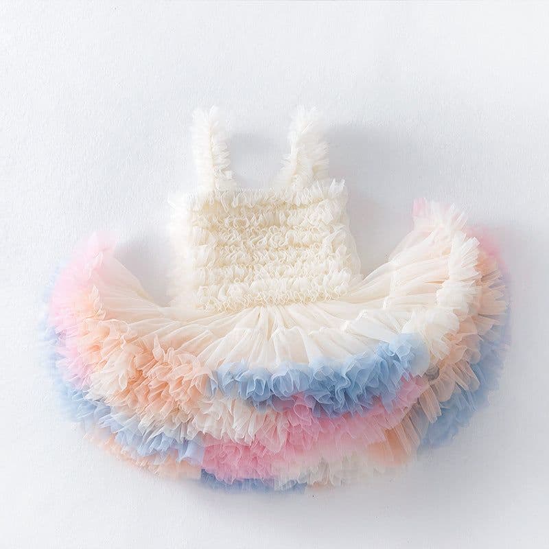 image-TUTU.KK Girls Tutu Dress - Suspenders Princess Skirt
