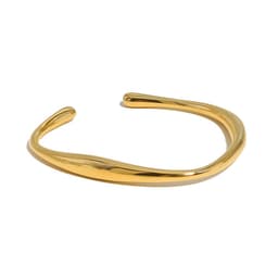 image-18K Gold Electroplated Stainless Steel Jewelry - Open Hand, Fall 2023