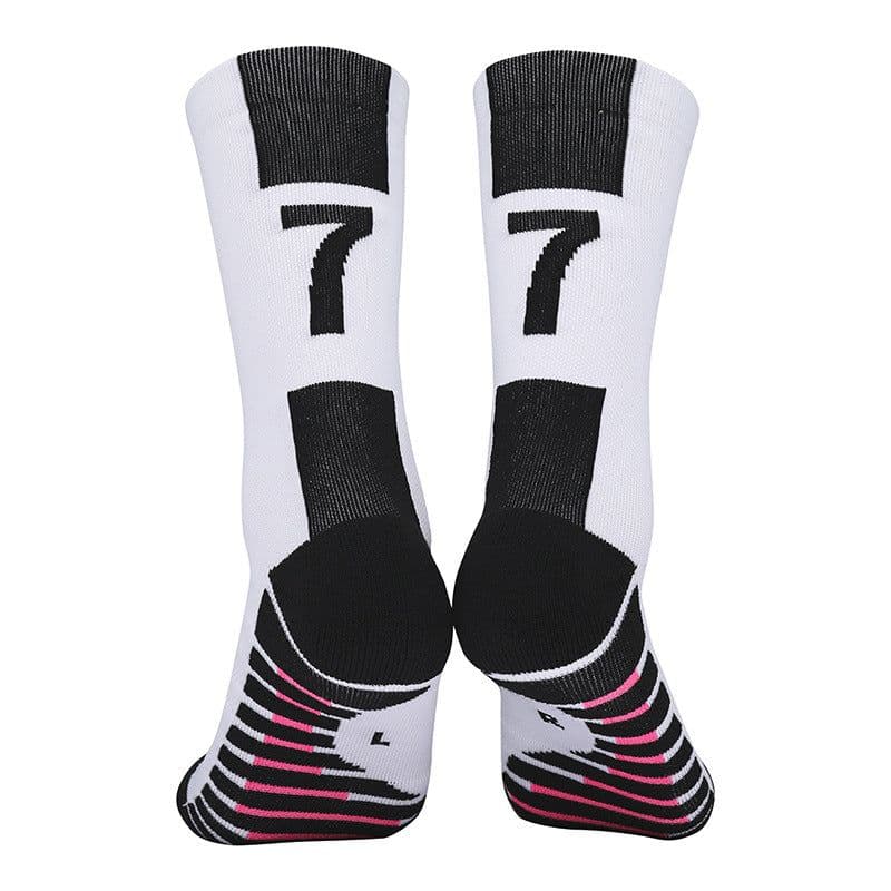 image-Men's Football Socks - Royal Blue, Non-Slip, Nylon Sports (65 characters)