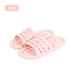 image-2021 Summer Candy Color Massage Home Slippers Bathroom Indoor Slippers Men and Women Plastic Couple Slippers
