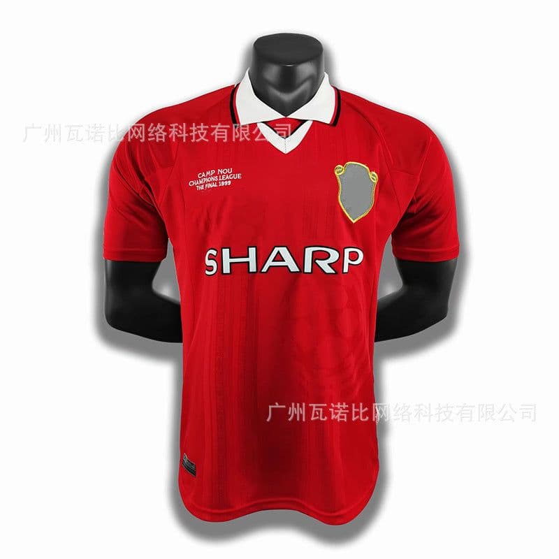 image-Football Jersey - Retro Home Away Long Sleeve Polyester