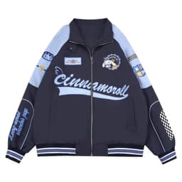 image-Embroidered baseball uniform men's and women's casual jacket autumn 2023 new loose trendy brand American jacket