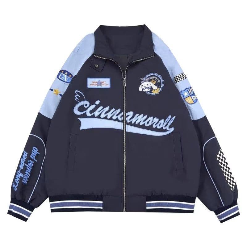 image-Embroidered baseball uniform men's and women's casual jacket autumn 2023 new loose trendy brand American jacket
