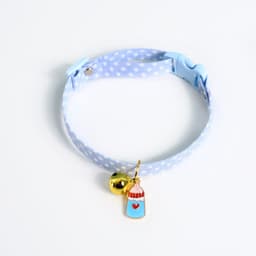 image-Dayuanzi Pet Collar - Denim Pink Cat Claw S