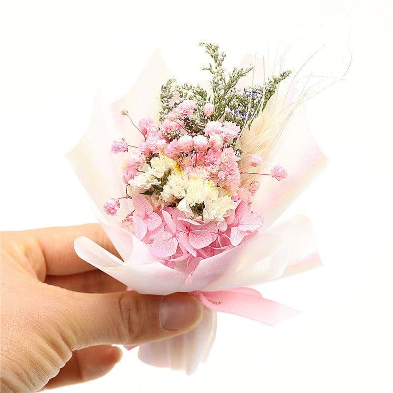 image-Aromatherapy Clip Bouquet - Beige Hydrangea Car Fragrance Decor