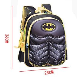 image-Sly Bird Cartoon School Bag - Red, Toddler Boy 3D Superman
