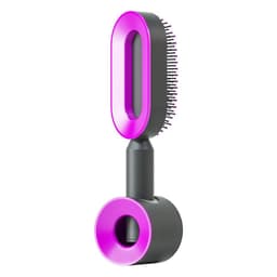 image-Anbei Red Long Hair Loss Massage Comb for Curly Hair - 20cm+