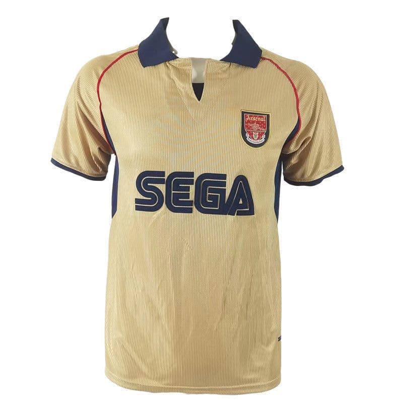 image-Arsenal Retro Football Jersey - Henry 14 Bergkamp 10