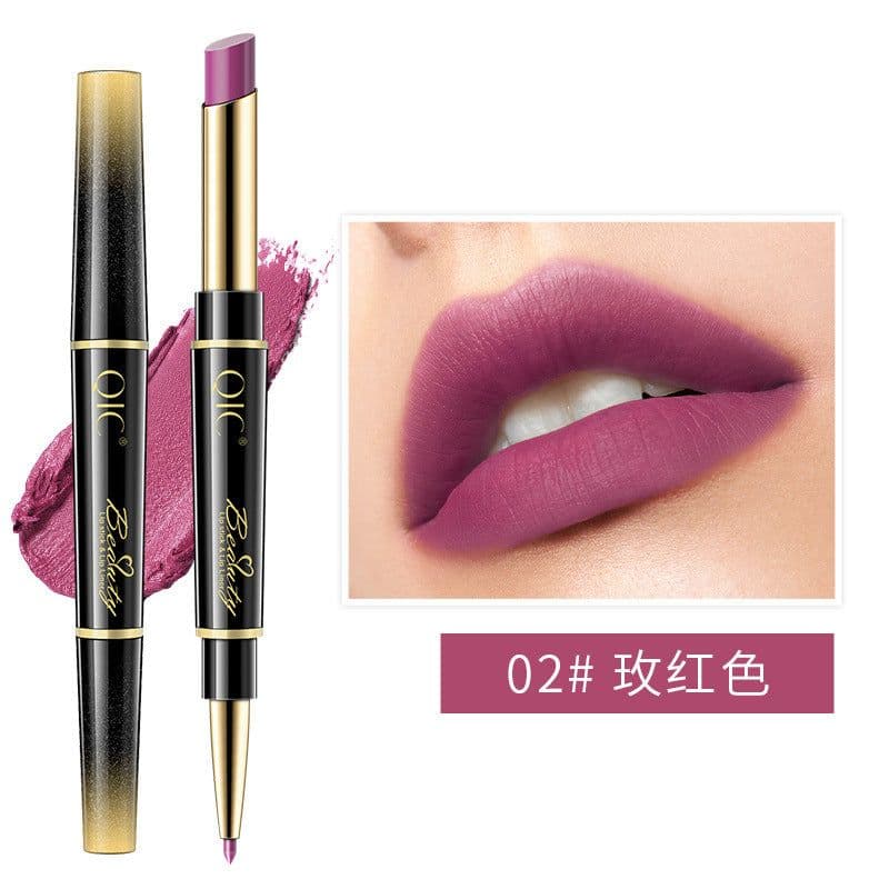 image-QIC Double-Headed Lipstick Liner 2-in-1 - Coral
