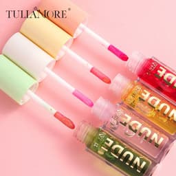 image-Warm-changing Fruit Lip Oil - 4 Colors Gloss Mirror Effect