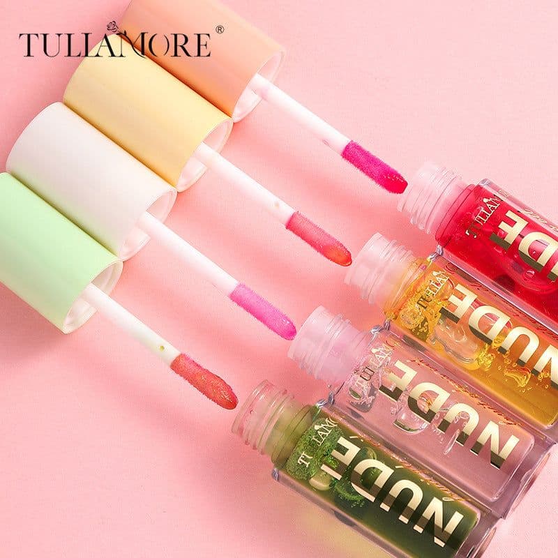 image-Warm-changing Fruit Lip Oil - 4 Colors Gloss Mirror Effect