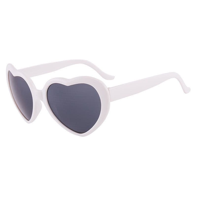 image-Mori Fox Heart Sunglasses - Black UV400
