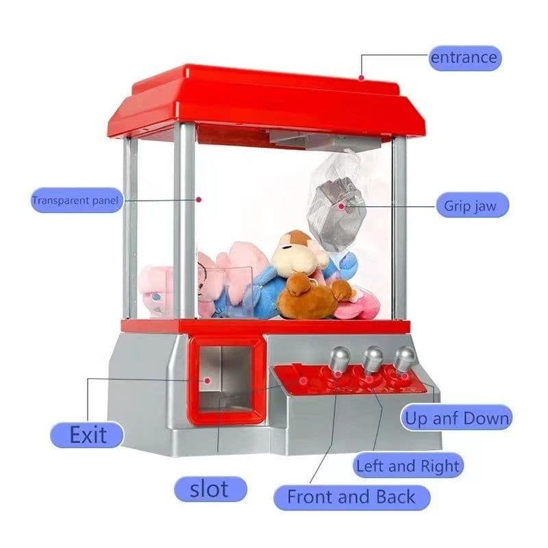 image-Claw Machine Toy - Catch Doll Game - Mini House Candy - 756A Model