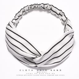 image-Korean spring and summer cross elastic headband chiffon silk headband ladies headband hair accessories sports face wash headwear wholesale